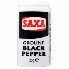 Saxa Black Pepper 25g