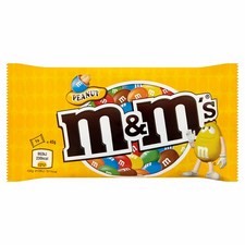 Retail Pack M&M Peanut (Yellow Bag) 24x45g