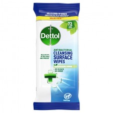 Dettol Antibacterial Surface Cleansing Wipes 72 Pack