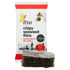 Itsu Seaweed Thins Sweet Soy and Sea Salt 5g
