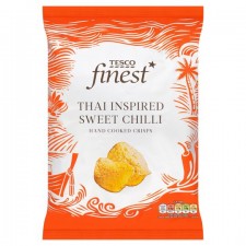 Tesco Finest Thai Inspired Sweet Chilli Hand Cooked Crisps 150g