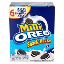 Mini Oreo Snack Packs Vanilla 6x25g
