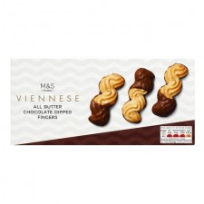 Marks and Spencer All BUtter Viennese Milk Chocolate Dipped Fingers 135g