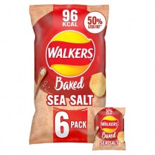 Walkers Baked Ready Salted 6 pack