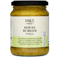 Marks and Spencer House Burger Pickle 295g