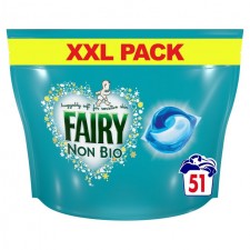 Fairy Non Bio Washing Pods 51 per pack