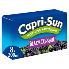 Capri Sun Blackcurrant 8 X 200ml