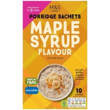 Marks and Spencer Maple Syrup Porridge 10 x36g