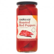 Cooks and Co Roasted Red Peppers 460g