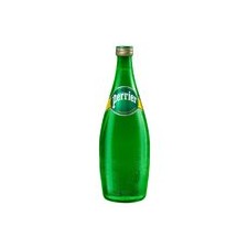 Perrier Sparkling Natural Mineral Water Glass 4 x 330ml