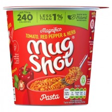 Mug Shot On The Go Tomato Ped Pepper And Herb Pasta Snack Pot 64g
