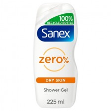 Sanex Zero Dry Skin Shower Gel 225ml