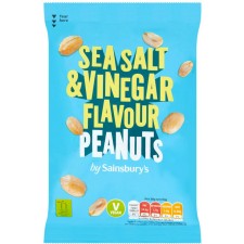Sainsburys Sea Salt and Cider Vinegar Peanuts 200g