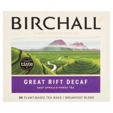 Birchall Great Rift Decaf Breakfast Blend Everyday Tea 80 Teabags
