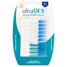 Ultradex Wire Free Interdental Brushes Medium to Large 20 Pack