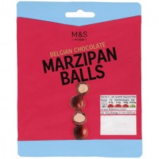 Marks and Spencer Milk Chocolate Covered Marzipan balls 95g