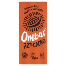 Ombar 72% Dark Vegan Chocolate Bar 70g