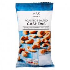 Marks and Spencer Roasted and Salted Cashews 150g