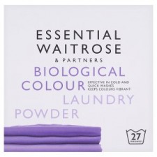 Waitrose Colour Bio Laundry Powder 27 Washes