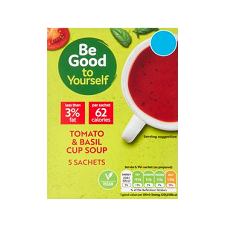 Sainsburys Be Good To Yourself Tomato and Basil Cup Soup 5 Sachets