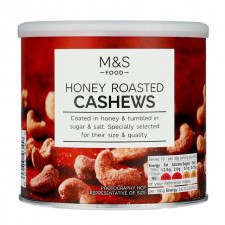 Marks and Spencer Honey Roasted Cashews 300g tub