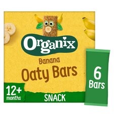Organix Goodies Banana Cereal Bar 6 x 30g