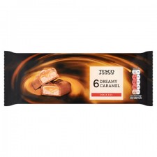 Tesco Dreamy Caramel 6 x 40g 