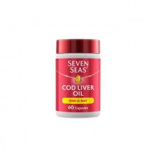 Seven Seas Cod Liver Oil One A Day Omega 3 Fish Oil and Vitamin D 60 Caps
