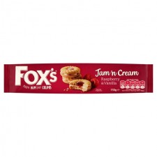 Foxs Jam n Cream Rings 150g