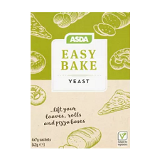 Asda Easy Bake Yeast sachets 6X7g