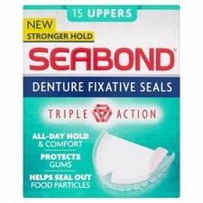 Seabond Denture Fixative Seals Original 15 Uppers