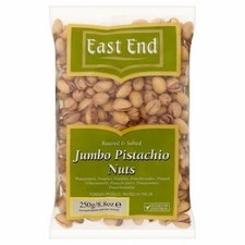 East End Jumbo Salted Pistachios 250g