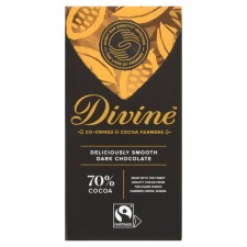 Divine 70% Dark Chocolate Bar 90g