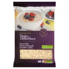 Sainsburys Taste The Difference Whole Rolled Porridge Oats 750g