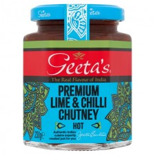 Geetas Premium Lime and Chilli Chutney 230g