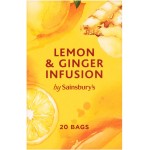 Sainsburys Lemon and Ginger Infusion 20 Teabags