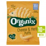 Organix Goodies Organic Cheese and Herb Puffs 15g