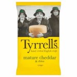 Tyrrells Potato Chips Cheddar Cheese and Chive 150g