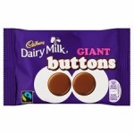 Retail Pack Cadbury Chocolate Giant Buttons 36 x 40g