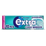 Retail Pack Wrigleys Extra Gum Cool Breeze 10 Pieces 30 Pack