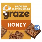 Graze Honey and Oat Protein Bites 4 x 30g
