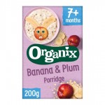 Organix Banana and Plum Porridge 200g 7 Months