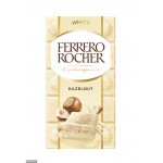 Ferrero Rocher White Hazelnut Chocolate Bar 90g