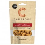 Cambrook Baked Sweet Chilli Peanuts and Cashews 80g
