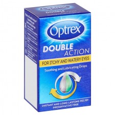 Optrex Double Action Eye Drops For Itchy and Watery Eyes 10ml