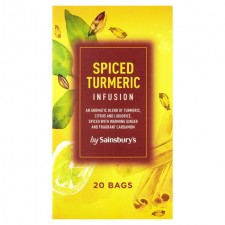 Sainsburys Spiced Turmeric Infusion Tea 20 Teabags
