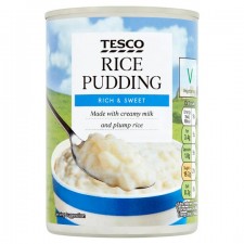 Tesco Creamed Rice Pudding 400g