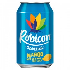Rubicon Sparkling Mango Juice Drink 330ml Can