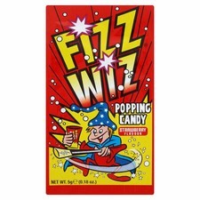 Retail Pack Fizz Wiz Popping Candy Strawberry Flavour 50x5g