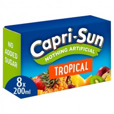 Capri Sun Tropical No Added Sugar 8 x 200ml